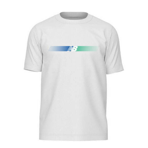 【ネコポス送料無料】ニューバランスNewBalanceメンズTシャツグラデーションNBTシャツ26SS半袖MT61E5YZ-WT
