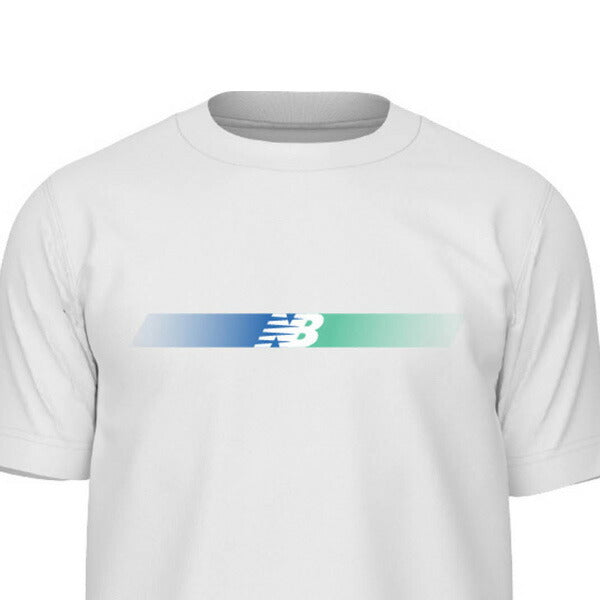 【ネコポス送料無料】ニューバランスNewBalanceメンズTシャツグラデーションNBTシャツ26SS半袖MT61E5YZ-WT