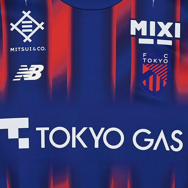 FC東京2026-27レプリカホームユニフォーム半袖MT62K6KI-HMEサッカーブルーレッドニューバランスNewBalance