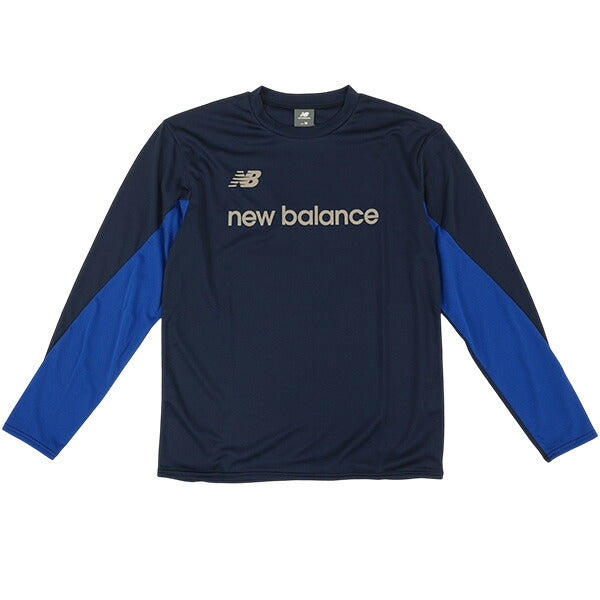 【ネコポス送料無料】ニューバランスNewBalanceロングスリーブシャツMT62Y6GQサッカーフットサルプラシャツ練習着長袖メンズ