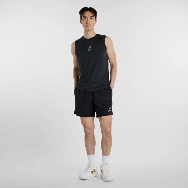 【ネコポス対応可】ニューバランスNewbalance大谷翔平トレーニングスリーブレスTシャツMT655W8-BK