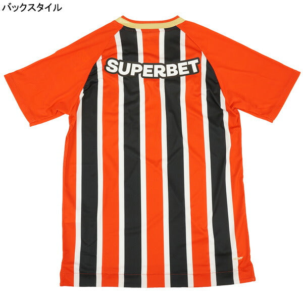 サンパウロ2025-26オーセンティックアウェイユニフォームMT831835-VBPサッカー半袖レッドブラックニューバランスNewBalance