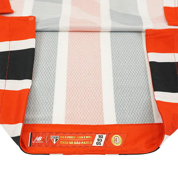 サンパウロ2025-26オーセンティックアウェイユニフォームMT831835-VBPサッカー半袖レッドブラックニューバランスNewBalance