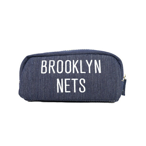 【ショップ限定エントリーでさらに+9倍】NBA角型ポーチブルックリン・ネッツNBAグッズファングッズバスケグッズガジェットポーチ小物入れNBA-041NE