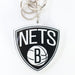 ジャスティスバスケットボールアクセサリー極厚アクリルキーホルダーNBAブルックリンネッツファングッズNBA35192