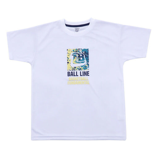 【ネコポス送料無料】BALLLINEボールラインバスケットボールメンズTシャツスリム半袖NBT-1701