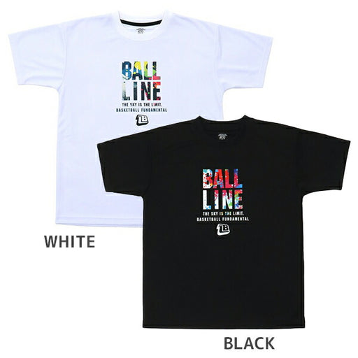 【ネコポス送料無料】オンザコートBALLLINEバスケットボールメンズレディーススリムTシャツ半袖NBT-1820