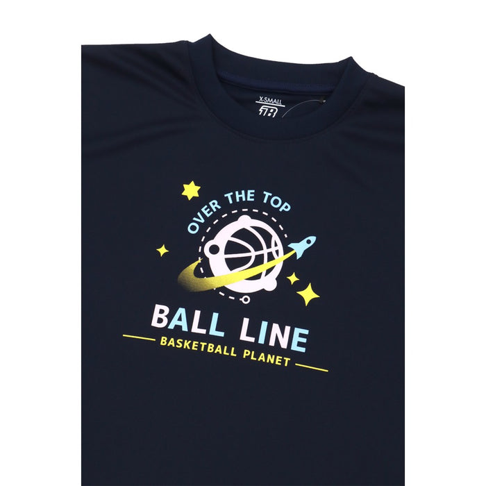 【ネコポス送料無料】オンザコートBALLLINEバスケットボールメンズレディースユニセックススリムTシャツ半袖NBT-1826