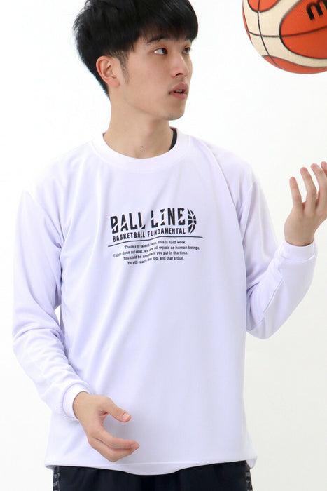 【ネコポス送料無料】オンザコートバスケットボールゲームシャツスリムロングスリーブシャツTシャツ長袖メンズレディース