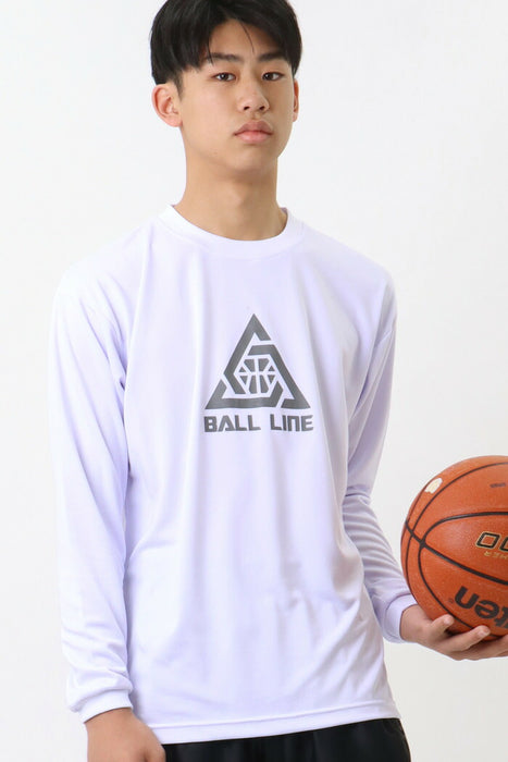 【ネコポス送料無料】オンザコートバスケットボールゲームシャツスリムロングスリーブシャツTシャツ長袖メンズレディース