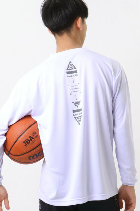 【ネコポス送料無料】オンザコートバスケットボールゲームシャツスリムロングスリーブシャツTシャツ長袖メンズレディース