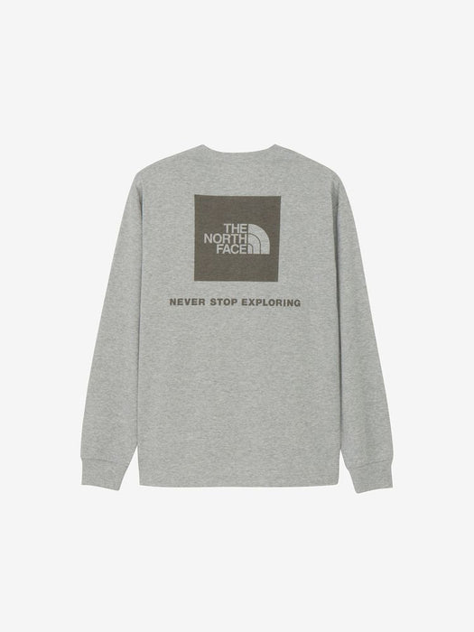 【ネコポス送料無料】ザ・ノース・フェイスTHENORTHFACEスポーツメンズ長袖ロングTシャツロングスリーブバックスクエアロゴティー25FWNT32442