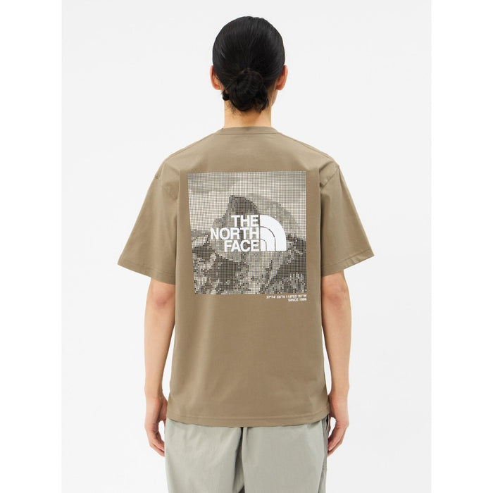 THENORTHFACEザ・ノース・フェイスメンズレディースTシャツ半袖ショートスリーブハーフドームデジタルスクエアロゴティーNT32657
