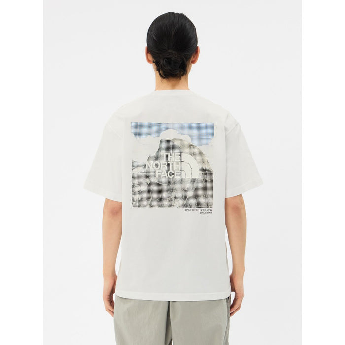 THENORTHFACEザ・ノース・フェイスメンズレディースTシャツ半袖ショートスリーブハーフドームデジタルスクエアロゴティーNT32657