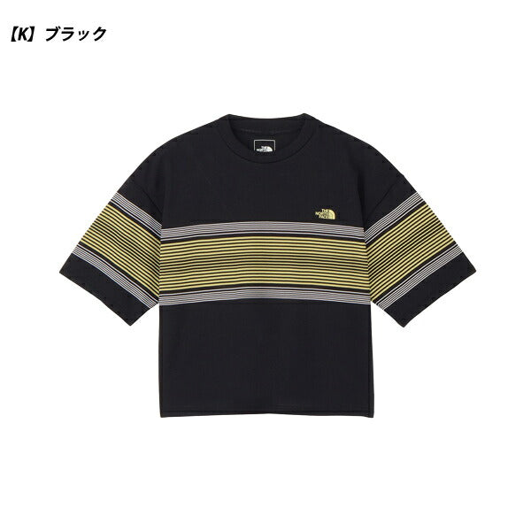 ザ・ノース・フェイスTHENORTHFACEショートスリーブフリーランパネルボーダークルーレディース半袖シャツNTW12691
