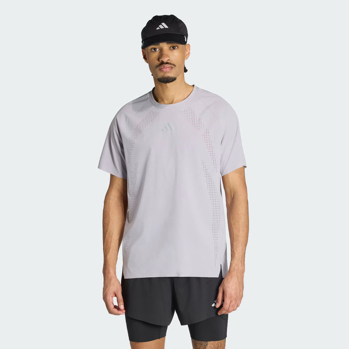 【ネコポス送料無料】アディダスadidasランニングTシャツ半袖アディ365アスパイアadi365Aspireメンズ大人軽量通気性O0883