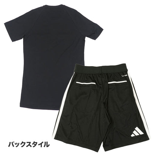 【3点セット】アディダスadidas接触冷感半袖レフェリーシャツレフェリーショーツソックスODW41/DB694/EQ554サッカーフットサル審判用ウェア