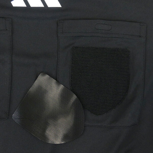 アディダスadidasレフェリーシャツ半袖ODW41サッカーフットサル接触冷感Icevibeブラック