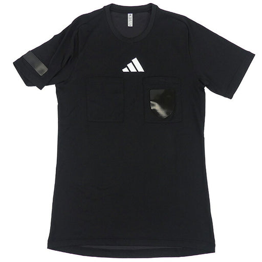アディダスadidasレフェリーシャツ半袖ODW41サッカーフットサル接触冷感Icevibeブラック