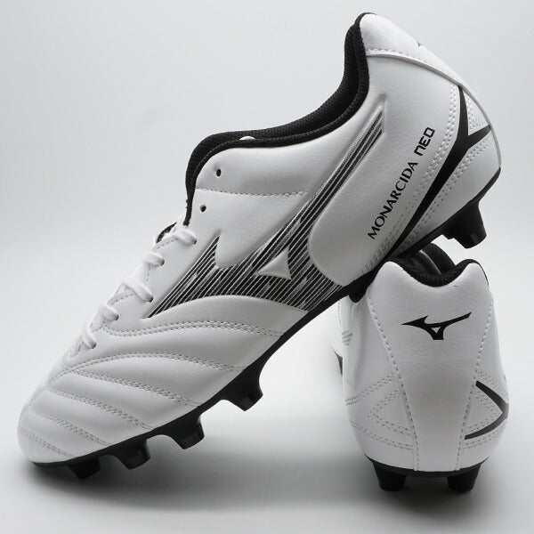 モナルシーダネオ3SELECTミズノmizunoP1GA242509ホワイト×ブラックサッカースパイク