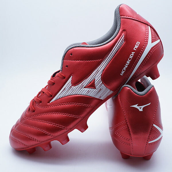 モナルシーダネオ3SELECTミズノmizunoP1GA252560レッドサッカースパイク