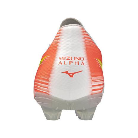 ミズノαIIISELECT ミズノ mizuno P1GA266554 ホワイト オレンジ サッカースパイク