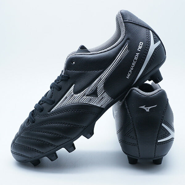 モナルシーダネオ3セレクトJrミズノmizunoP1GB242503ブラックシルバージュニアサッカースパイク