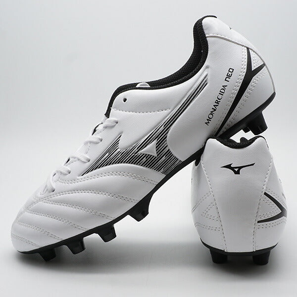 モナルシーダネオ3セレクトJrミズノmizunoP1GB242509ホワイト×ブラックジュニアサッカースパイク