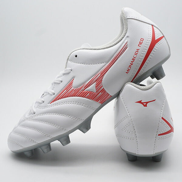 モナルシーダネオ3セレクトJrミズノmizunoP1GB242560ホワイト×レッドジュニアサッカースパイク