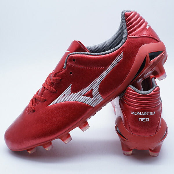 モナルシーダネオ3PROJrミズノmizunoP1GB252060レッドジュニアサッカースパイク