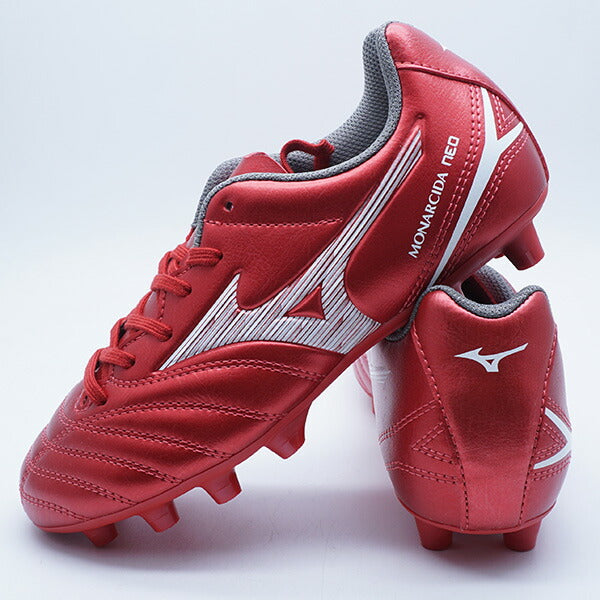 モナルシーダネオ3セレクトJrミズノmizunoP1GB252560レッドジュニアサッカースパイク