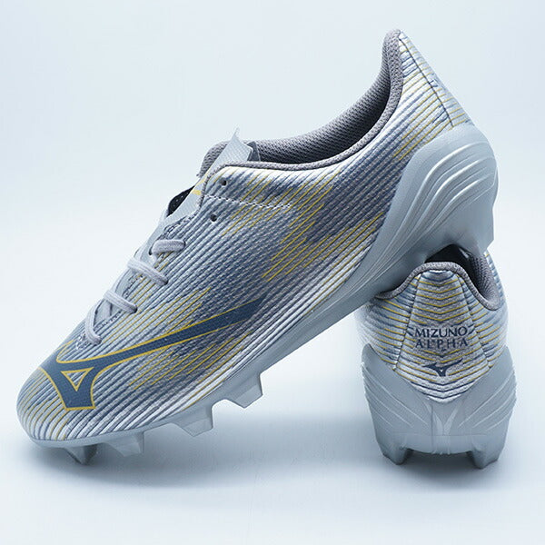 【ショップ限定エントリーでさらに+9倍】ミズノアルファ2セレクトJrミズノmizunoP1GB256504シルバージュニアサッカースパイク