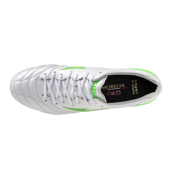 モレリアネオ4JAPANMIXミズノmizunoP1GC253037ホワイトグリーン取り替え式サッカースパイク
