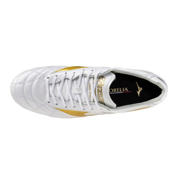 モレリア2JAPANMIX(クロスステッチ)ミズノmizunoP1GC260250ホワイト/ゴールドサッカースパイク取替式