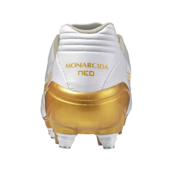 モナルシーダNEO3PROMIXミズノmizunoP1GC262250ホワイト/ゴールドサッカースパイク取替式