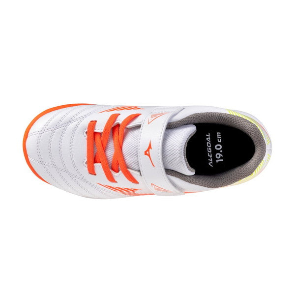 【予約販売】6月11日頃発売予定ALEGOALSBASミズノmizunoP1GE262854ホワイトオレンジジュニアサッカートレーニングシューズ