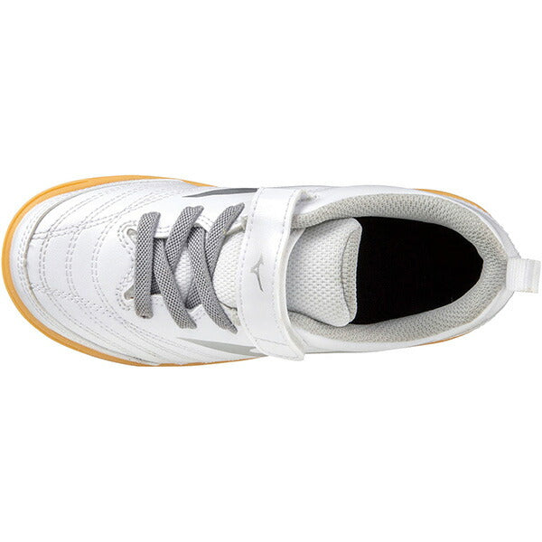 モナルシーダNEO2CLUBKIDSINミズノmizunoP1GG232604ホワイト×シルバージュニアフットサルシューズインドア