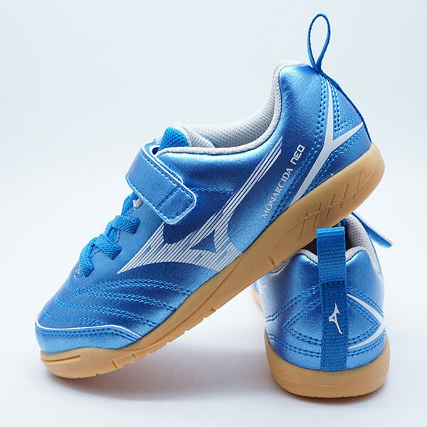 モナルシーダネオ3クラブキッズINミズノmizunoP1GG242627ブルージュニアフットサルシューズインドア室内用