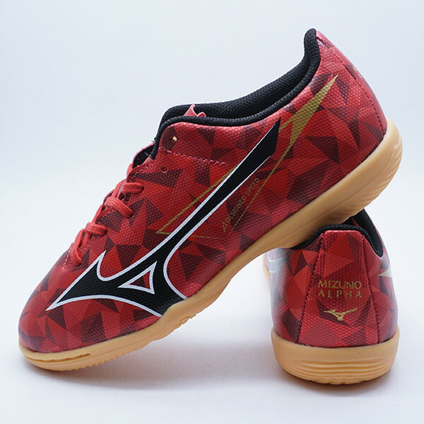 ミズノアルファ2ｾﾚｸﾄJrINミズノmizunoP1GG256560レッドジュニアフットサルシューズインドア室内用