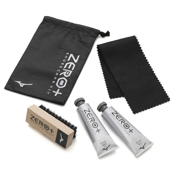 ミズノmizunoZERO＋シューズケアキット無香料クリアP1GZ010200サッカーフットサルシューズ洗いシューズ磨きクリーナーブラシお手入れ用品
