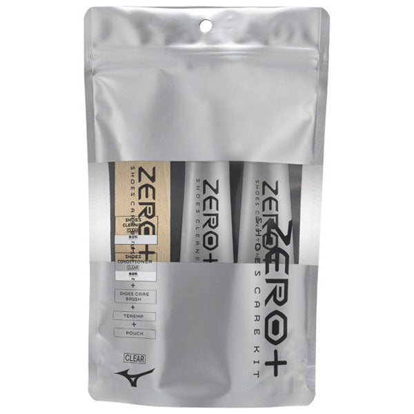 ミズノmizunoZERO＋シューズケアキット無香料クリアP1GZ010200サッカーフットサルシューズ洗いシューズ磨きクリーナーブラシお手入れ用品