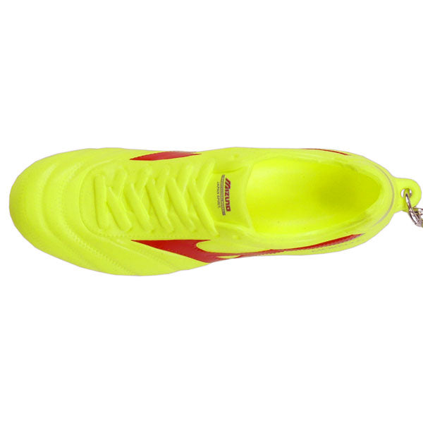 ミズノmizunoモレリアIIキーチェーンP1GZ247045サッカースパイク型キーホルダーイエロー