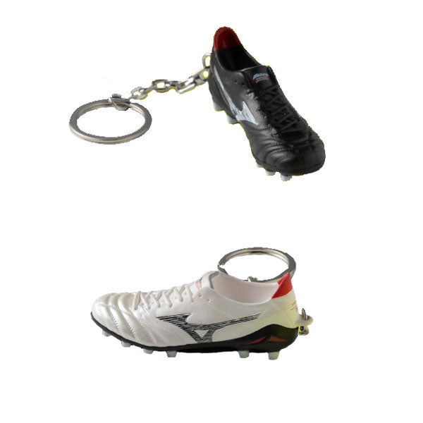 ミズノmizunoモレリアネオIVキーチェーンP1GZ2480サッカースパイク型キーホルダー