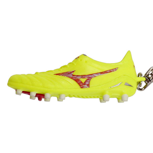 ミズノmizunoモレリアネオIVキーチェーンP1GZ248045サッカースパイク型キーホルダーイエロー