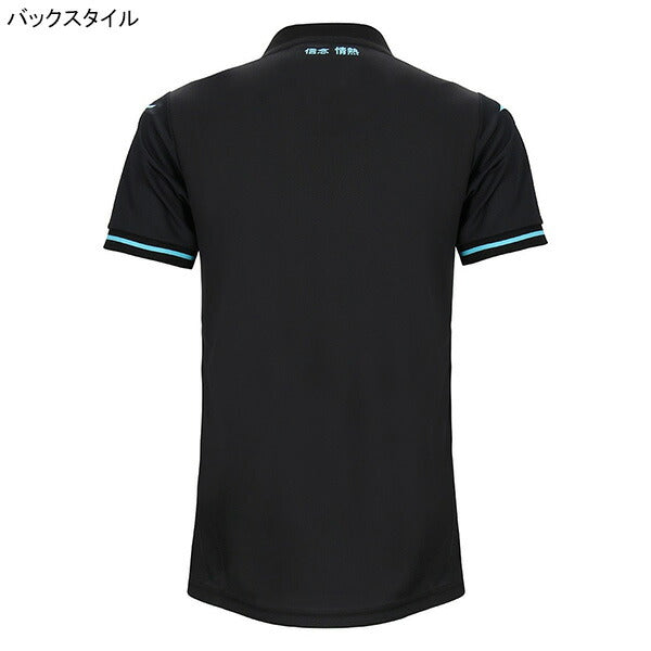 ラツィオLAZ2024-25レプリカ3rdユニフォームP2GABX09-09サッカーブラック半袖ミズノmizuno