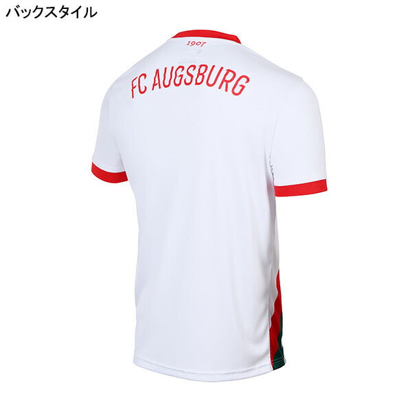 【ショップ限定エントリーでさらに+9倍】アウクスブルクAGSBRG2025-26レプリカホームユニフォームP2GACX1001サッカーホワイト半袖ミズノmizuno