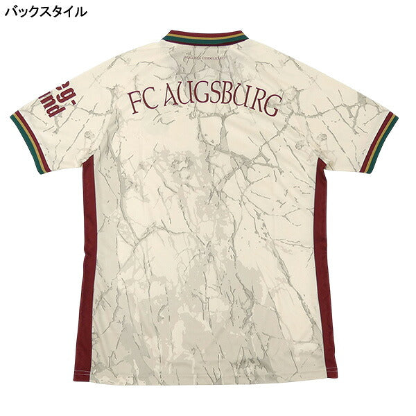 FCアウクスブルクAGSBRG2026-27レプリカホームユニフォーム半袖P2GADX10-57サッカーリネンミズノmizuno