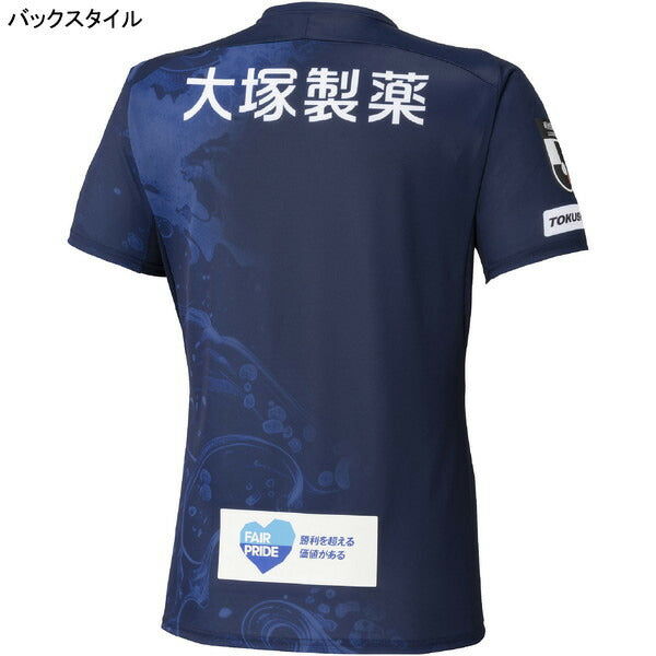 ヴォルティス徳島2025オーセンティックホームユニフォームP2JACY4001サッカー半袖ミズノmizuno