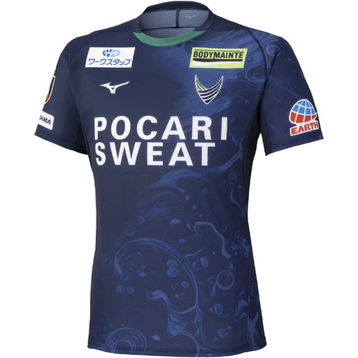 ヴォルティス徳島2025オーセンティックホームユニフォームP2JACY4001サッカー半袖ミズノmizuno