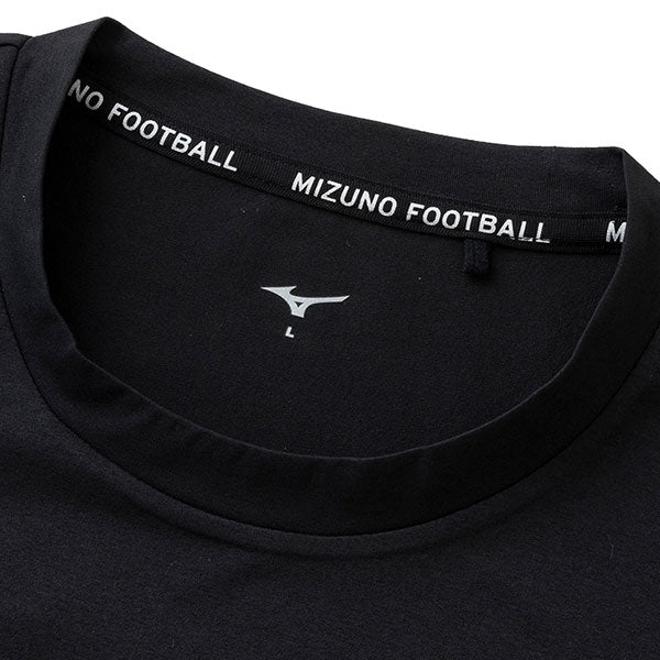 【エントリーでポイント10倍】ミズノMIZUNOモレリアルビーレッドワッペンTシャツP2MAC401サッカーフットサルモレリア40周年記念半袖Tシャツメンズ